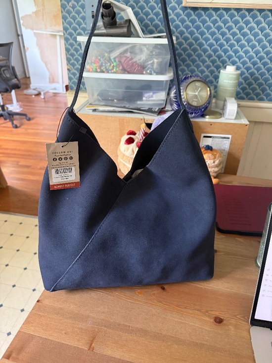 Portland Leather Handbags - Portland Leather Goods Alaska Blue OS Naomi NWT
